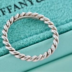 Tiffany & Co. Silver Rope Ring